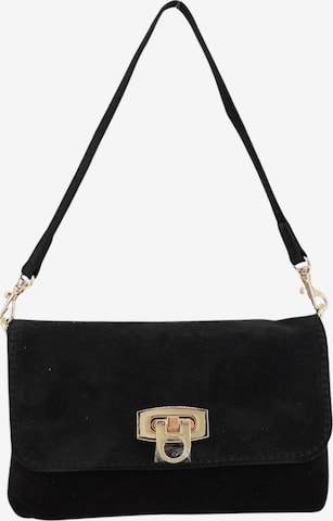 Brise Clutch 'Alessa Wild Leather' in Zwart: voorkant