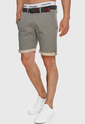 INDICODE JEANS Regular Trousers ' Estrada ' in Grey