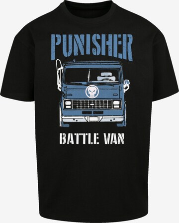 F4NT4STIC Shirt 'Marvel Punisher Battle Van II' in Zwart: voorkant
