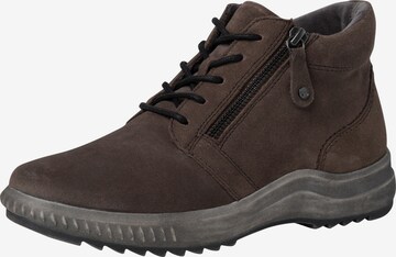 Bottines à lacets Tamaris Comfort en marron : devant