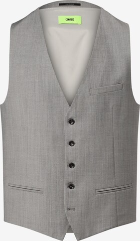 CINQUE Suit Vest in Grey: front