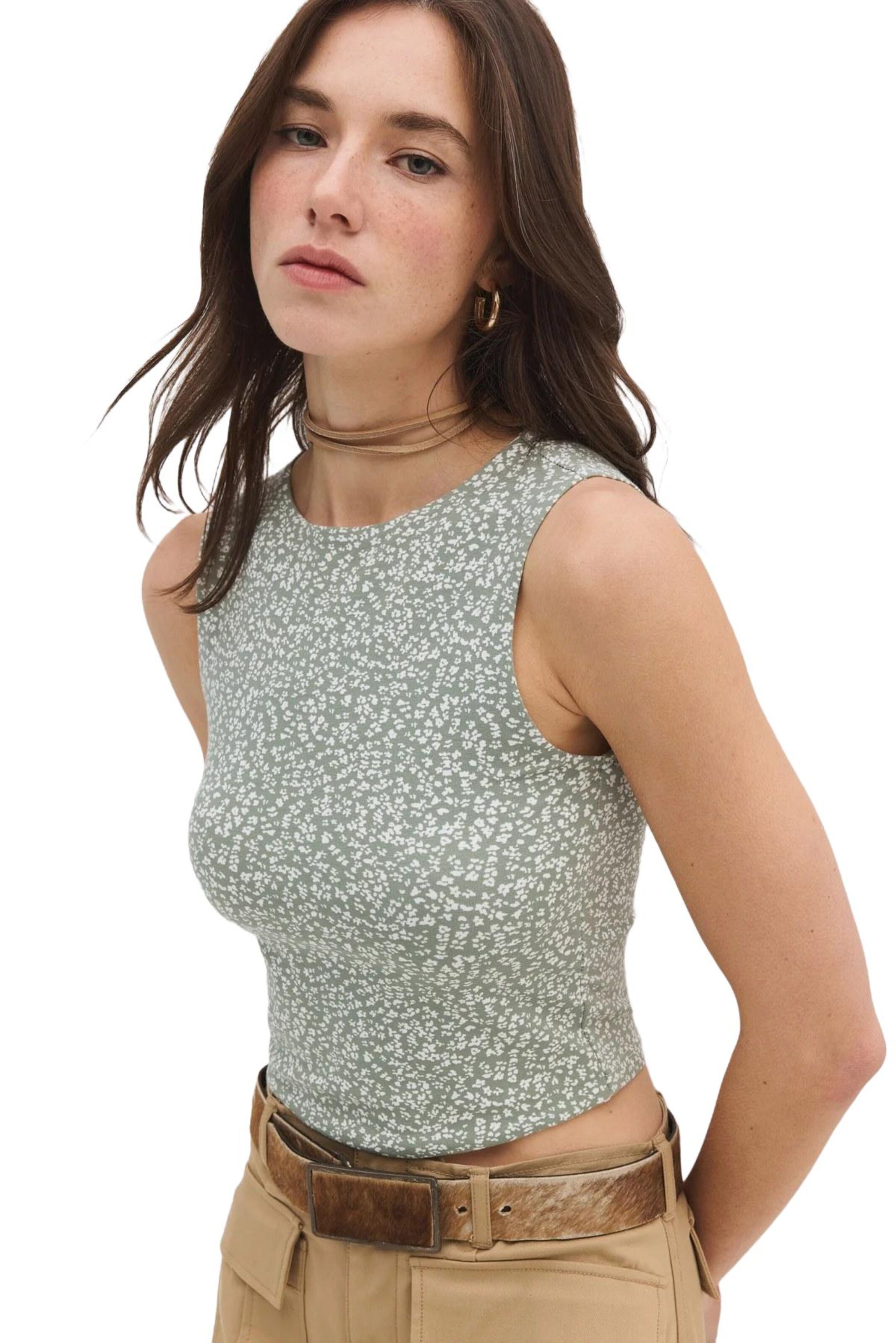 No Matter What Top in Green