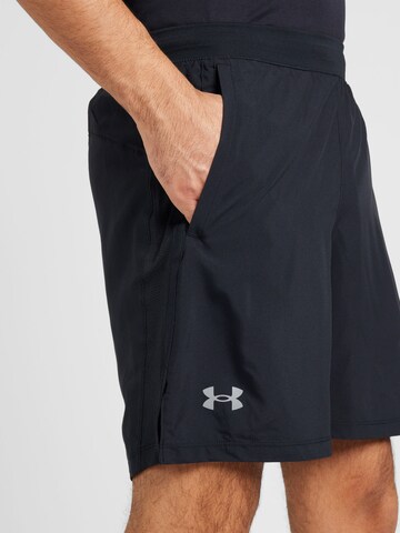 Regular Pantalon de sport 'Launch 7' UNDER ARMOUR en noir