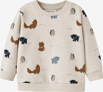 NAME ITSweater majica 'NBMSOUL' - bijela boja: prednji dio