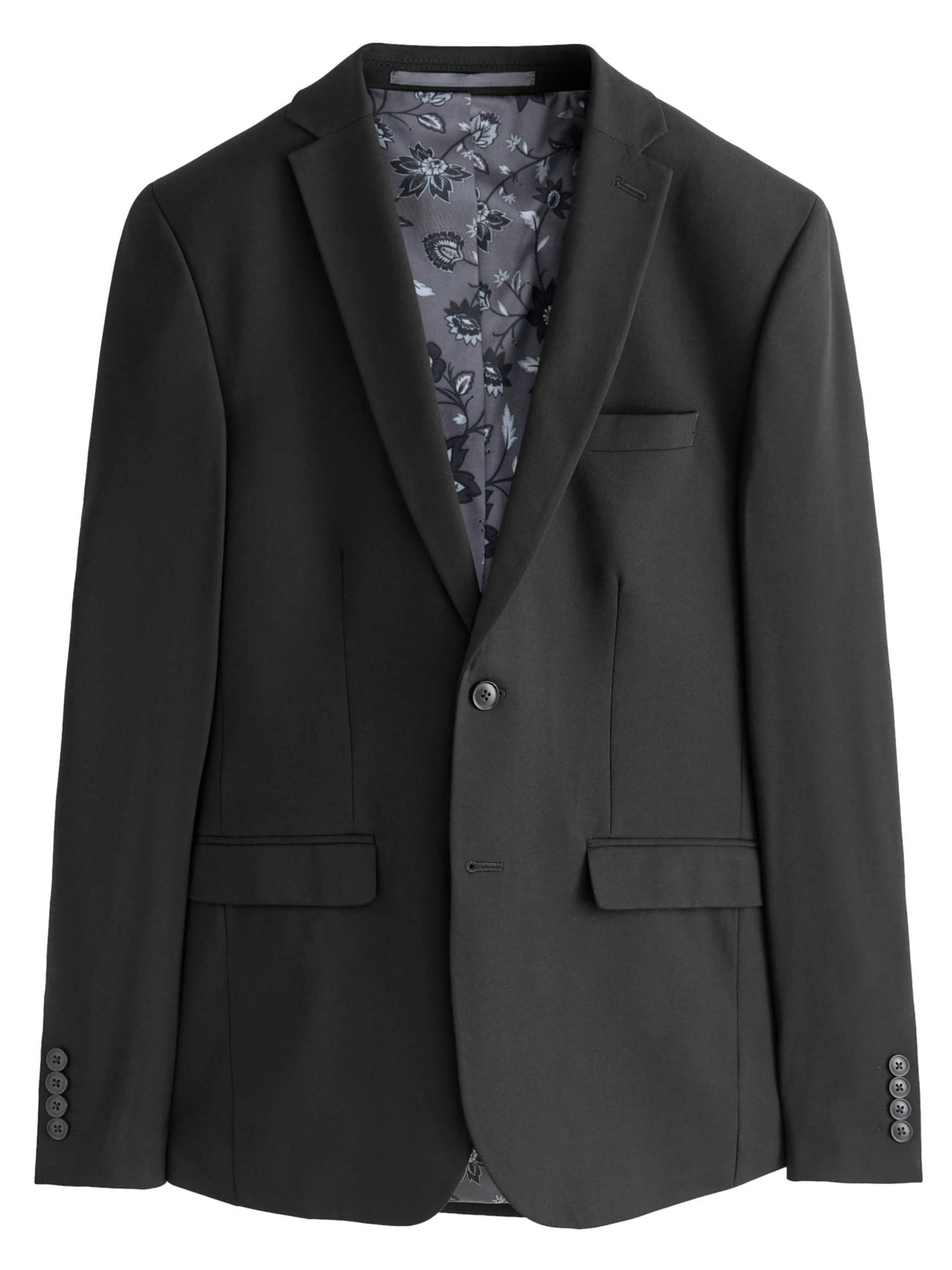 Next Slim fit Suknjič | črna barva: sprednja stran