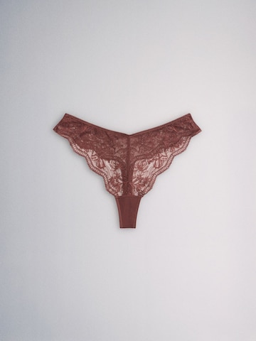 The Set - Tanga en beige