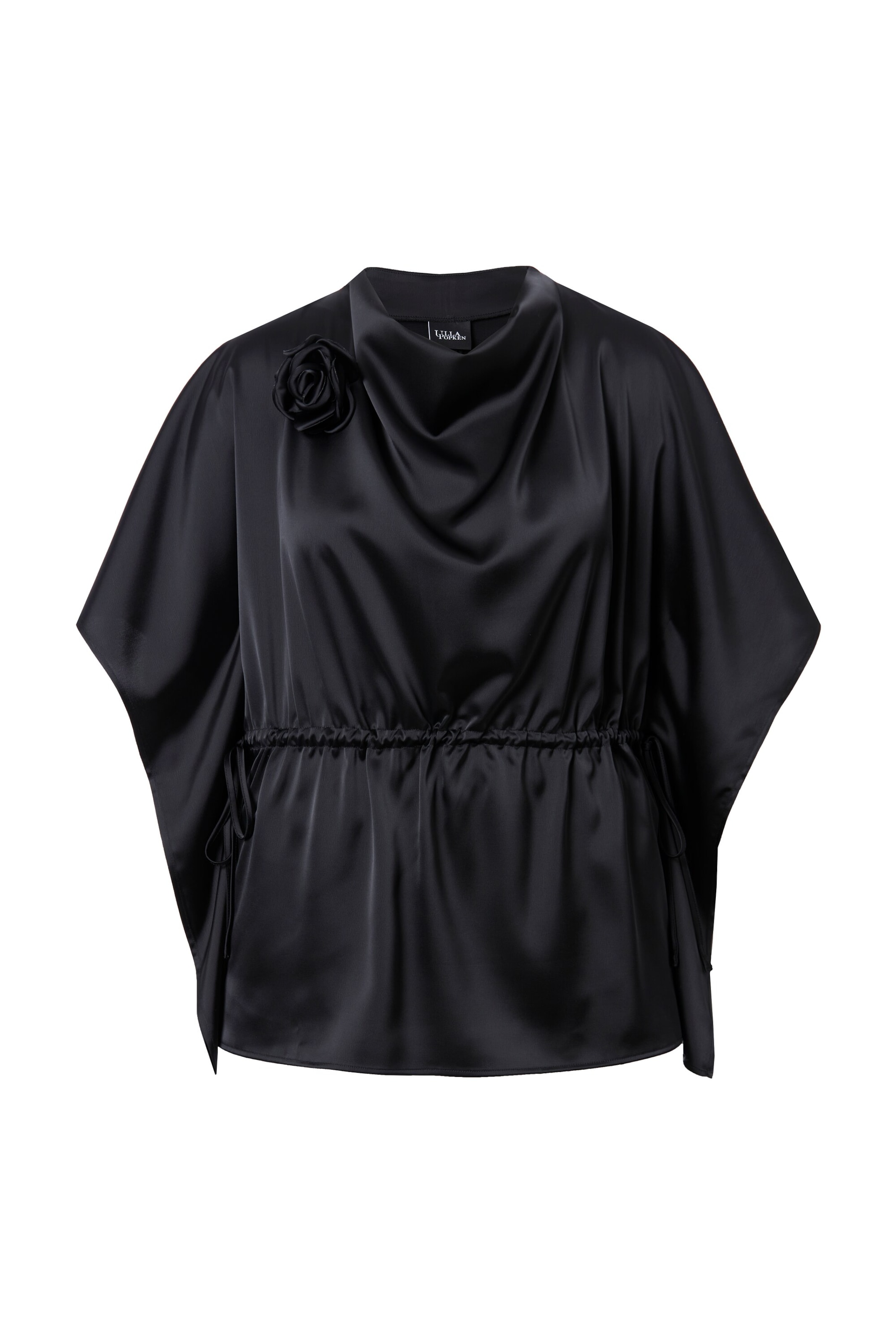 Ulla Popken Blouse in Zwart: voorkant