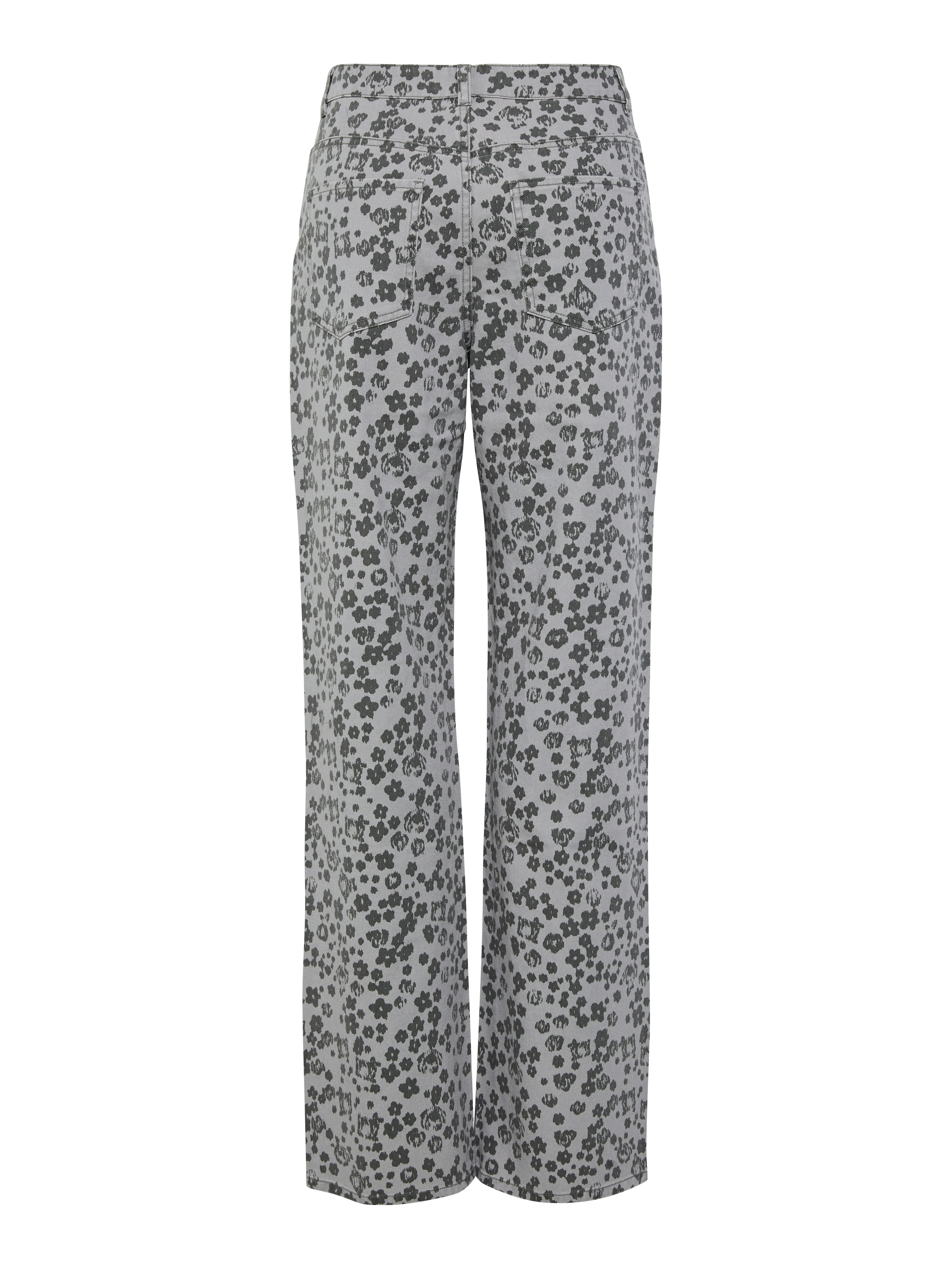 PIECES Wide Leg Farkut 'PCPORTIA' värissä harmaa