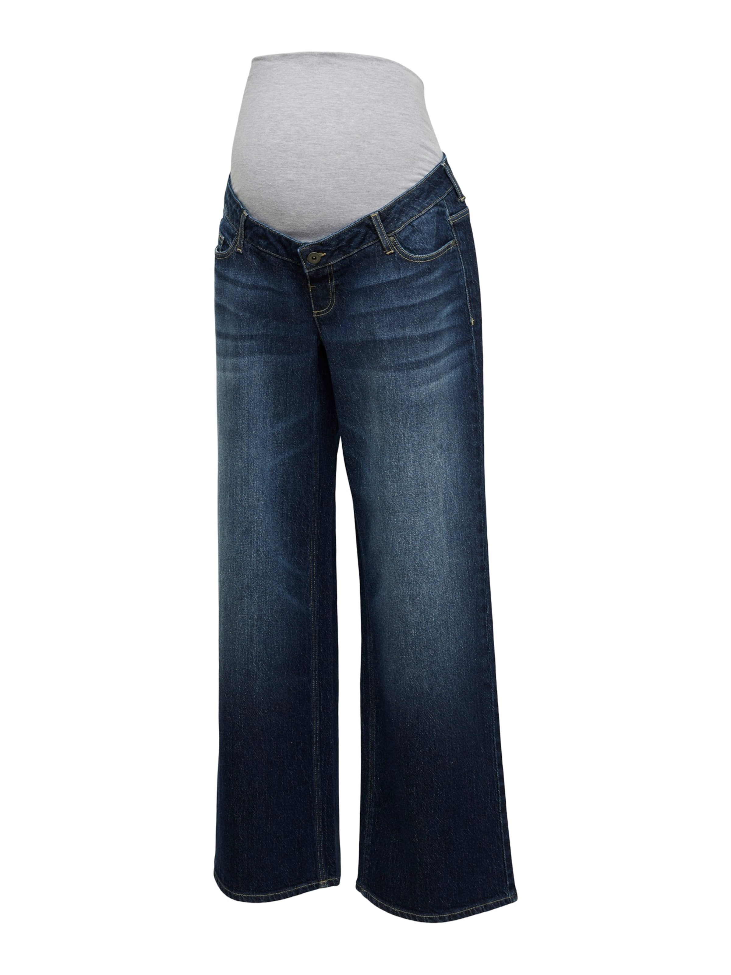 Wide leg Jeans 'MLMALAGA' di MAMALICIOUS in blu: frontale