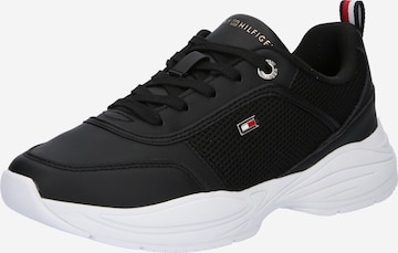 TOMMY HILFIGER - Sapatilhas baixas 'CHUNKY RUNNER' em preto: frente