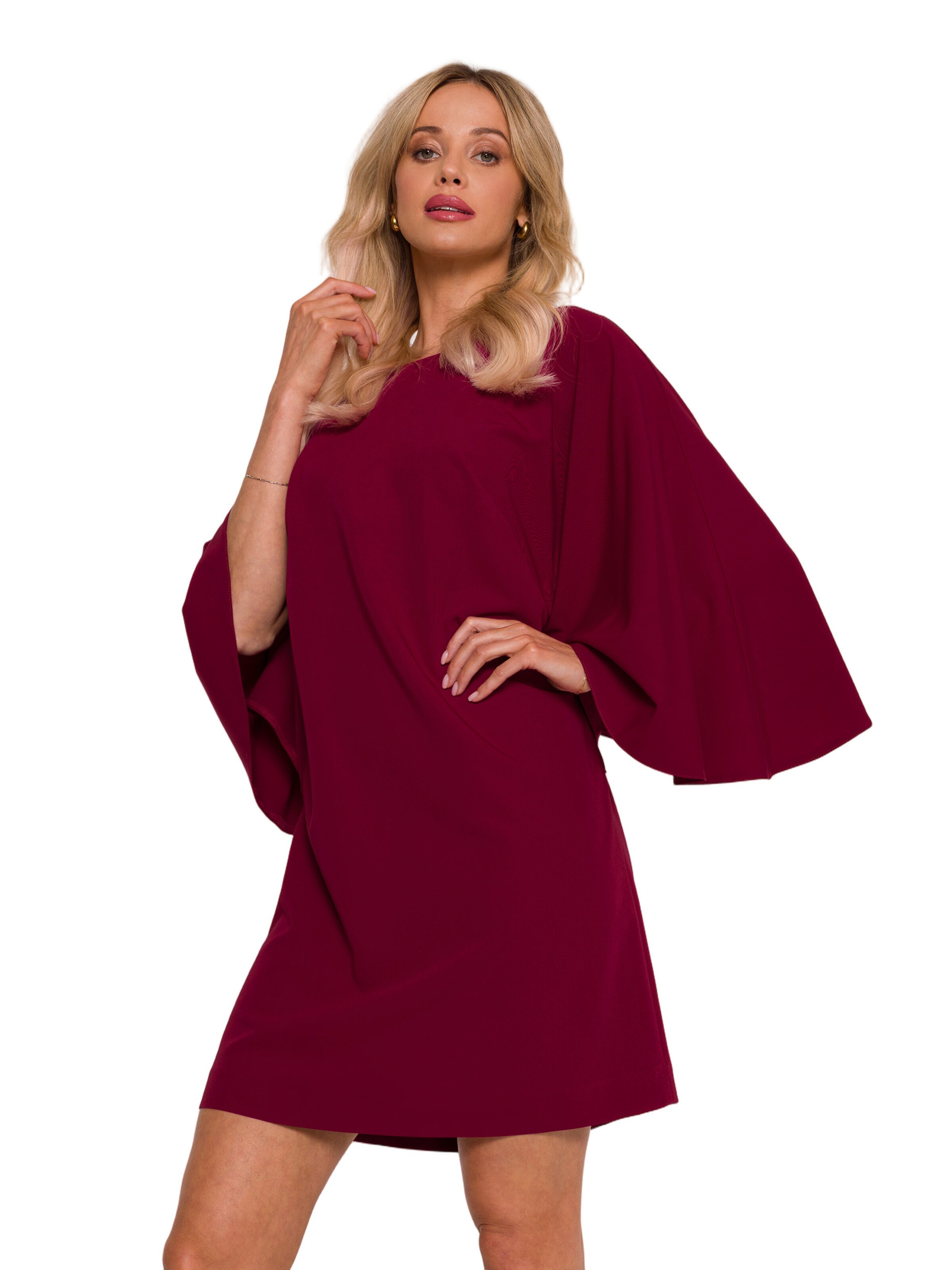 Rochie 'Sukienka z rękawami kimonowymi' de la Stylove pe roșu