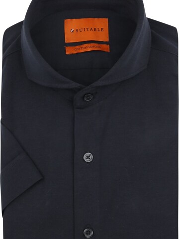 Suitable Slim fit Button Up Shirt in Blue