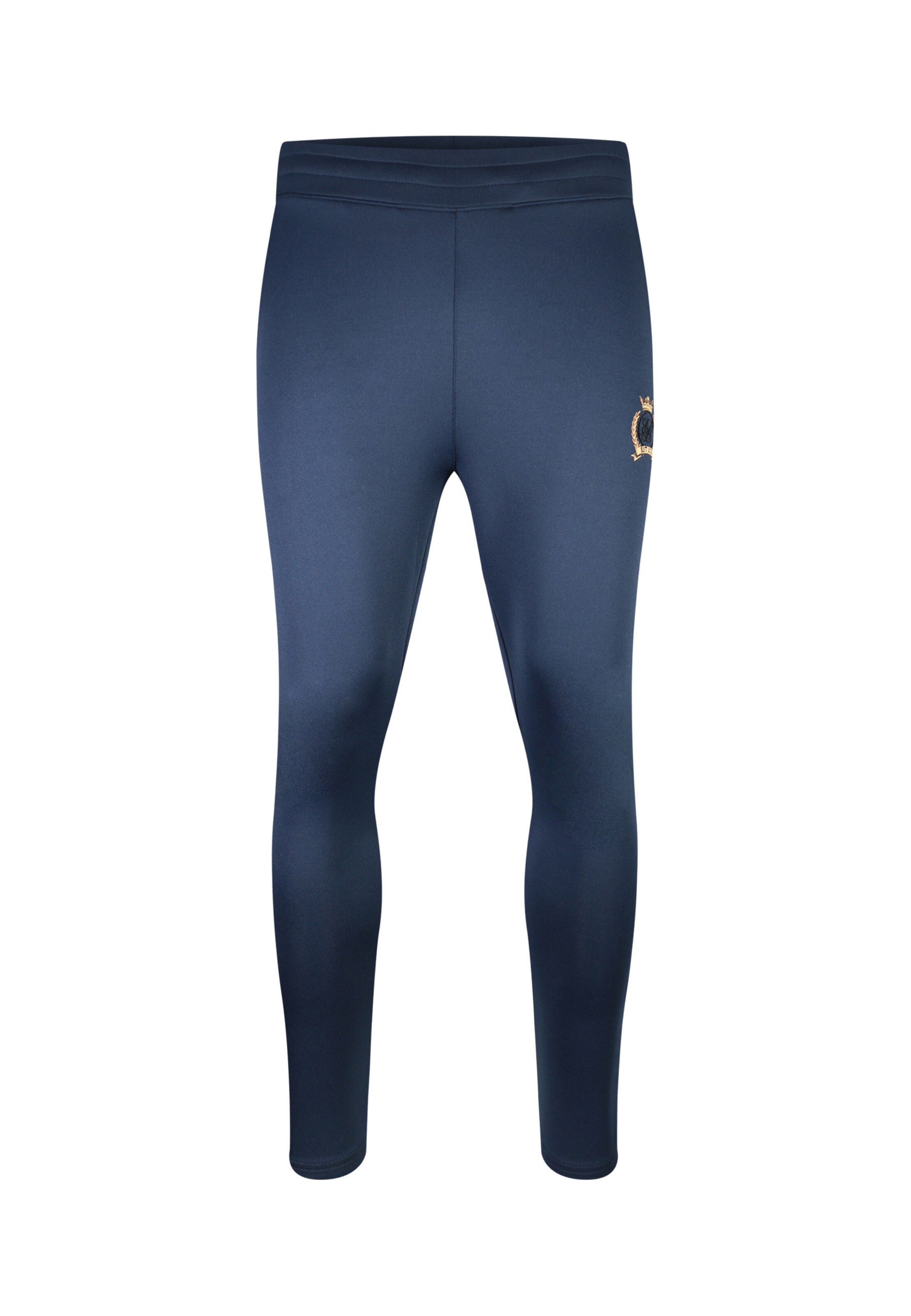SikSilk Tapered Broek 'Essentials' in Blauw: voorkant
