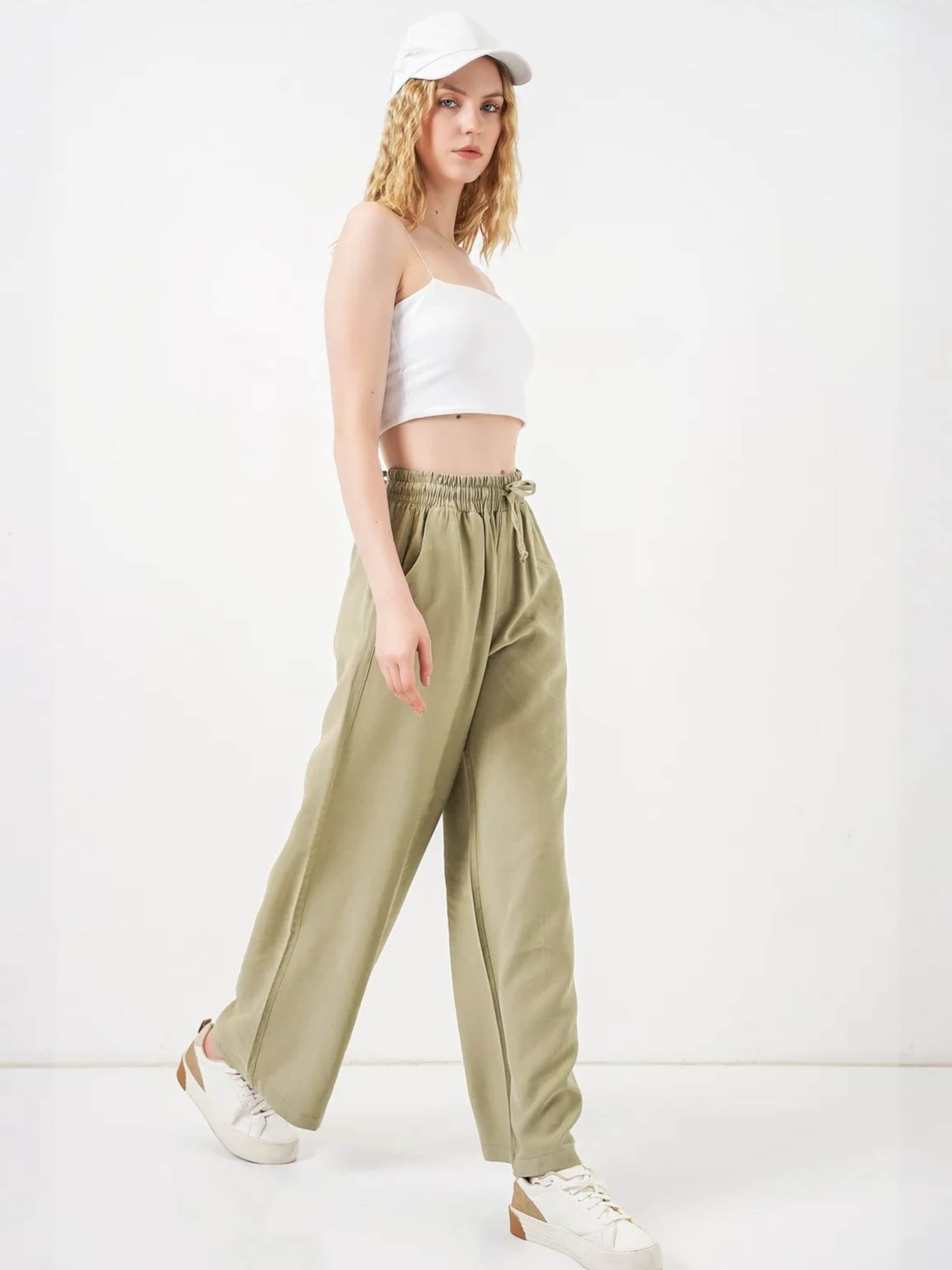 Bigdart Wide leg Trousers in Green