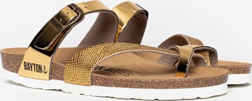 Bayton - Zapatos abiertos 'Diane' en oro