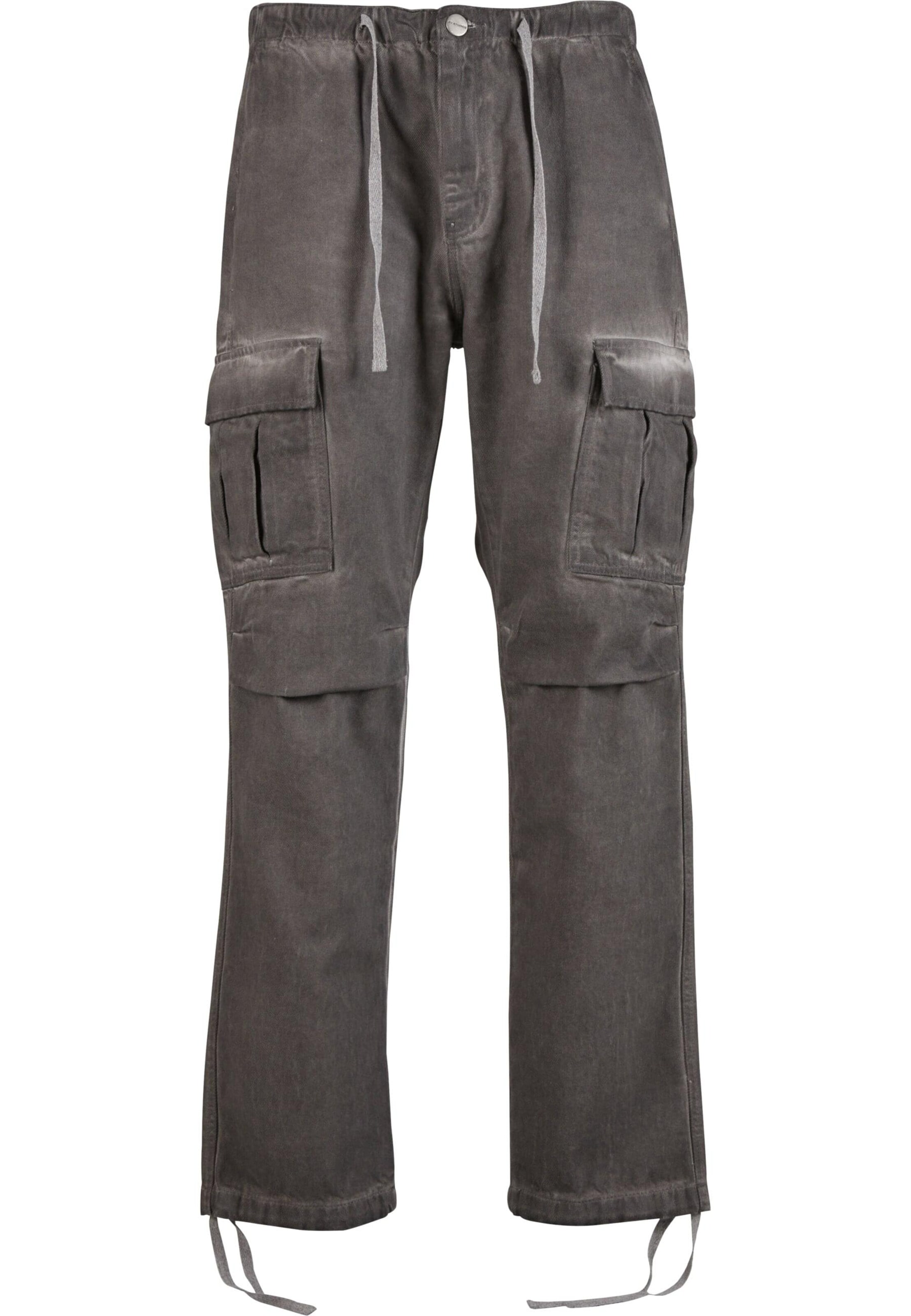 Pantaloni cargo 'Lunas' di 2Y Premium in grigio: frontale