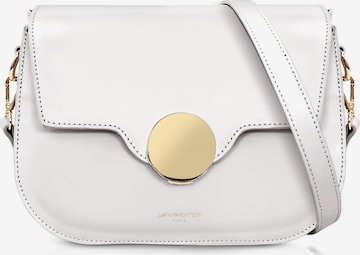 LeParmentier - Bolso de hombro 'San Pedro' en blanco: frente