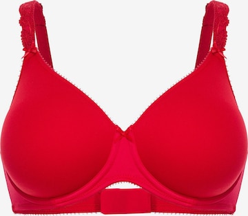 FELINA T-shirt Bra 'Choice' in Red: front