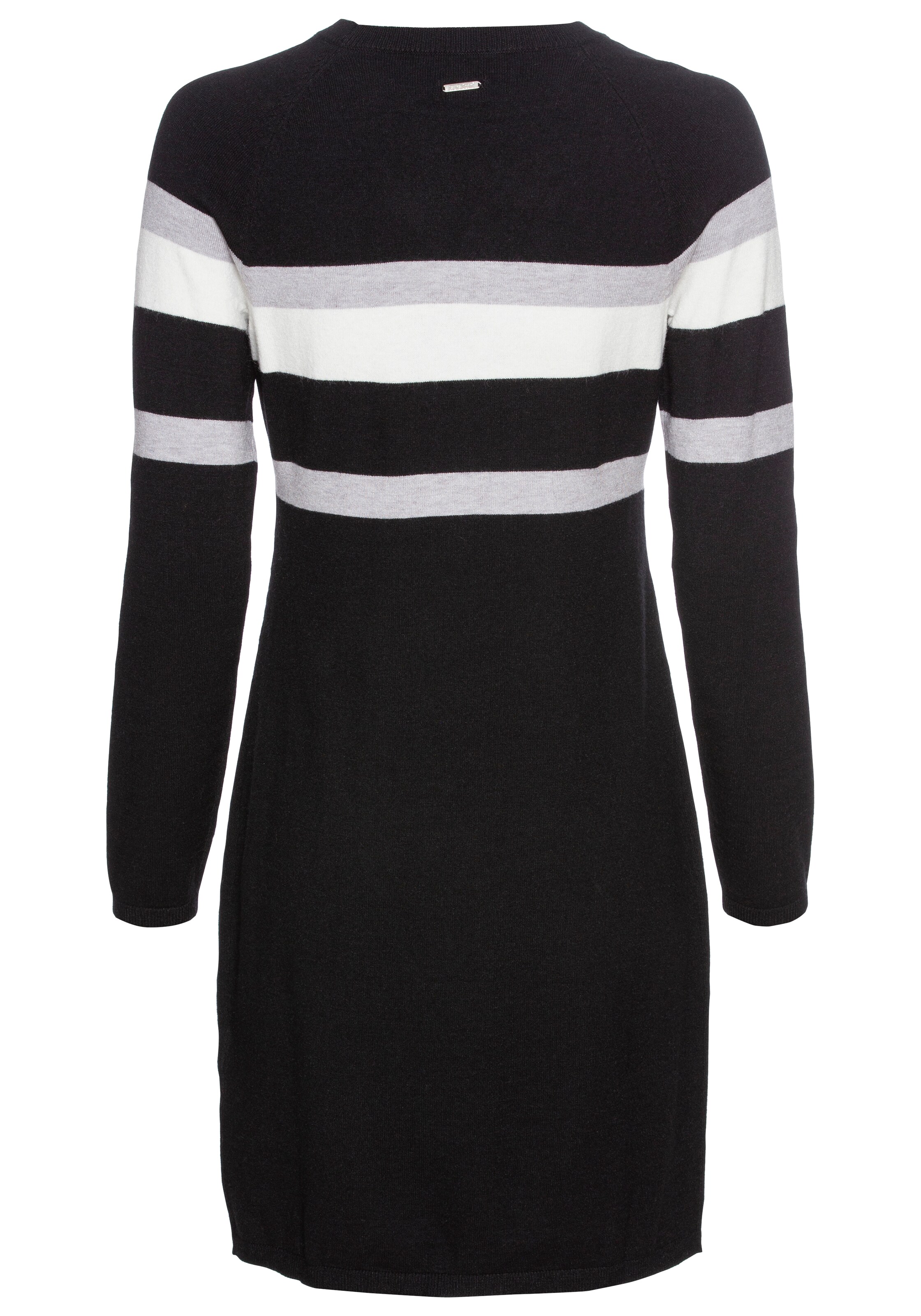 LAURA SCOTT Strickkleid in Schwarz: Vorderseite