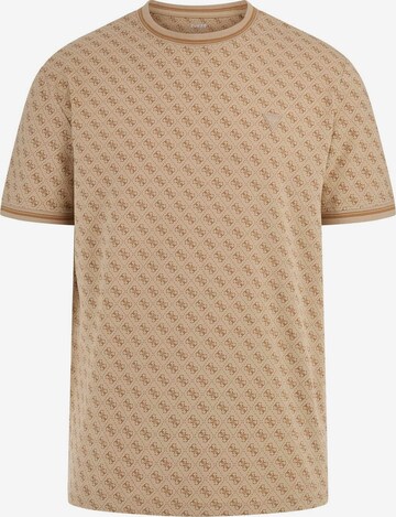 T-Shirt 'MARSHALL' GUESS en beige : devant