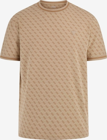 GUESS Shirt 'MARSHALL' in Beige: voorkant