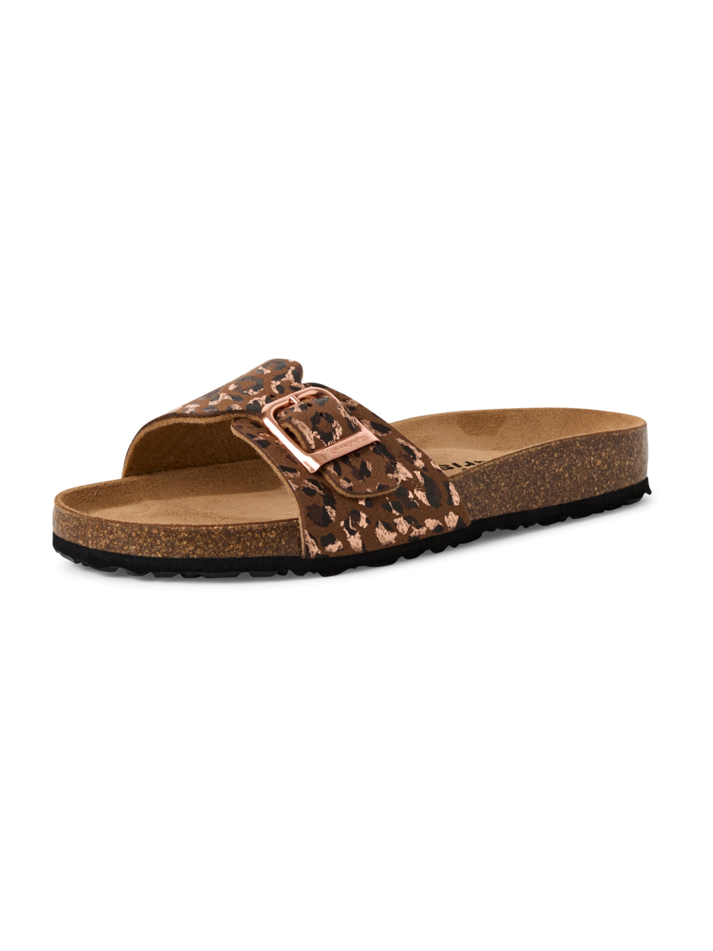 Tamaris Mule in Brown: front
