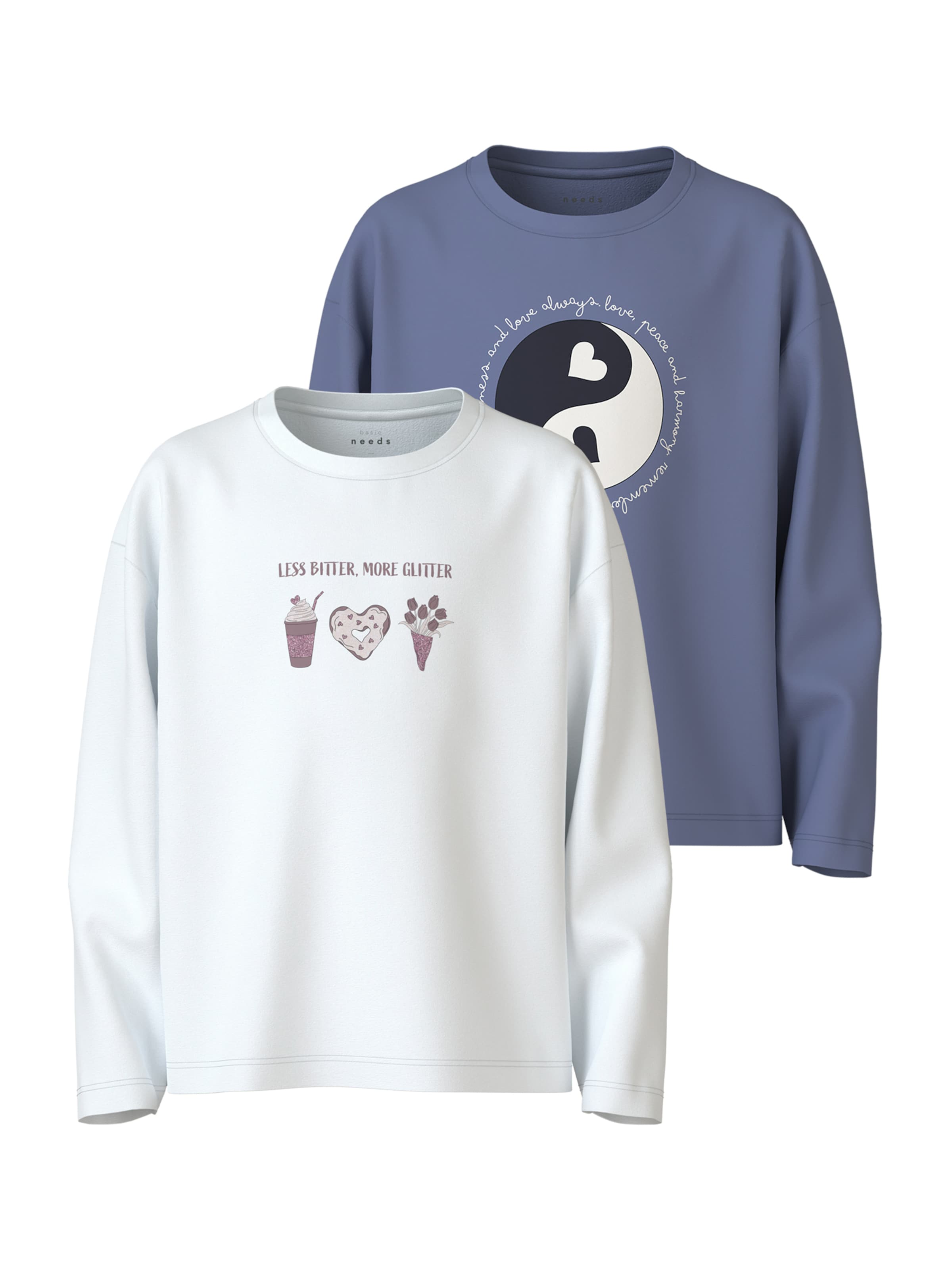 NAME IT Shirt 'NKFVEEN' in Blue: front