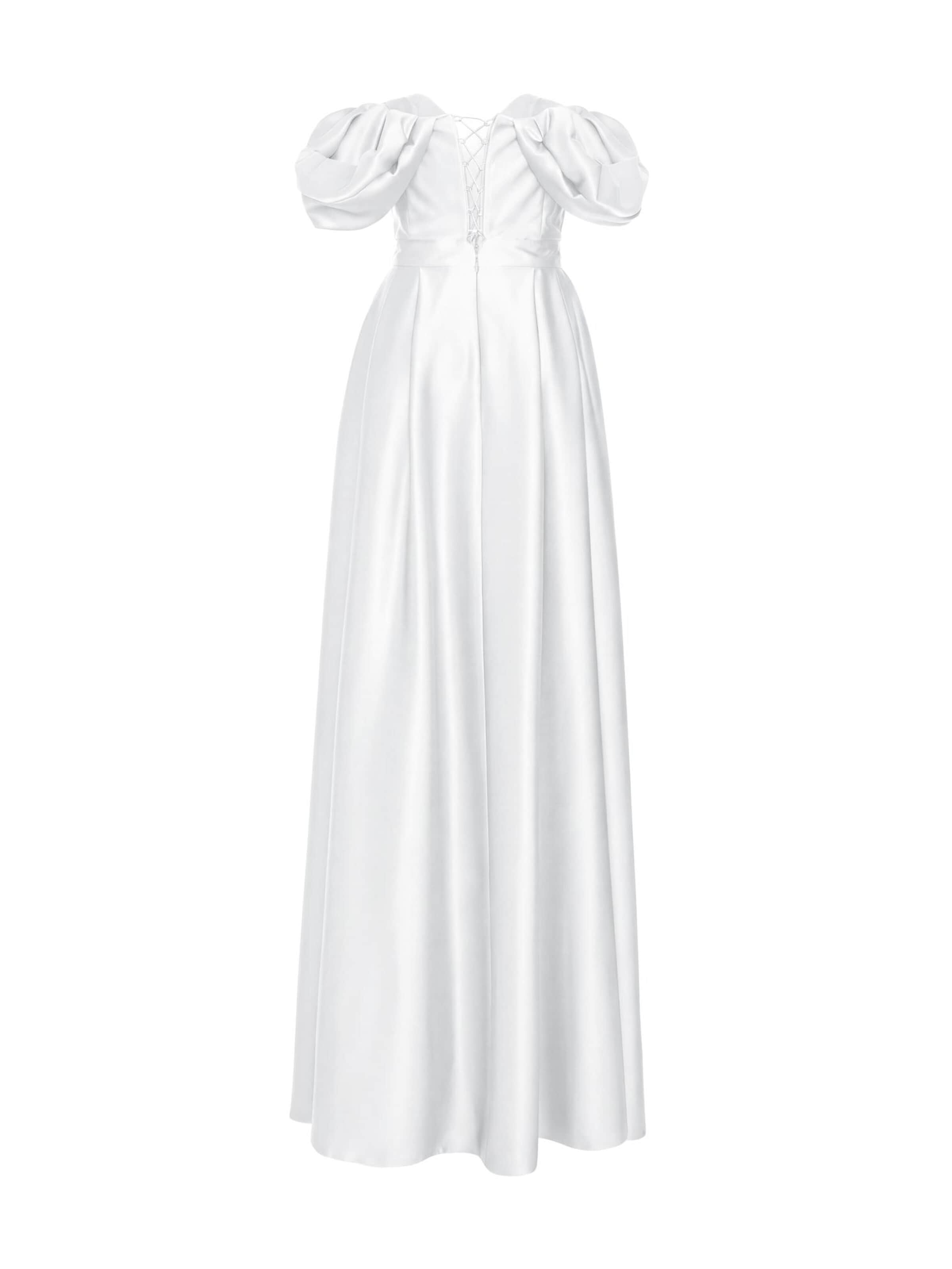 acob a porter - Vestido de noche 'TNA' en blanco