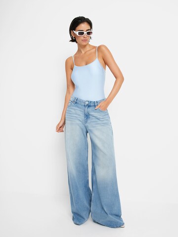 LSCN by LASCANA Bustier Badpak 'Nele' in Blauw