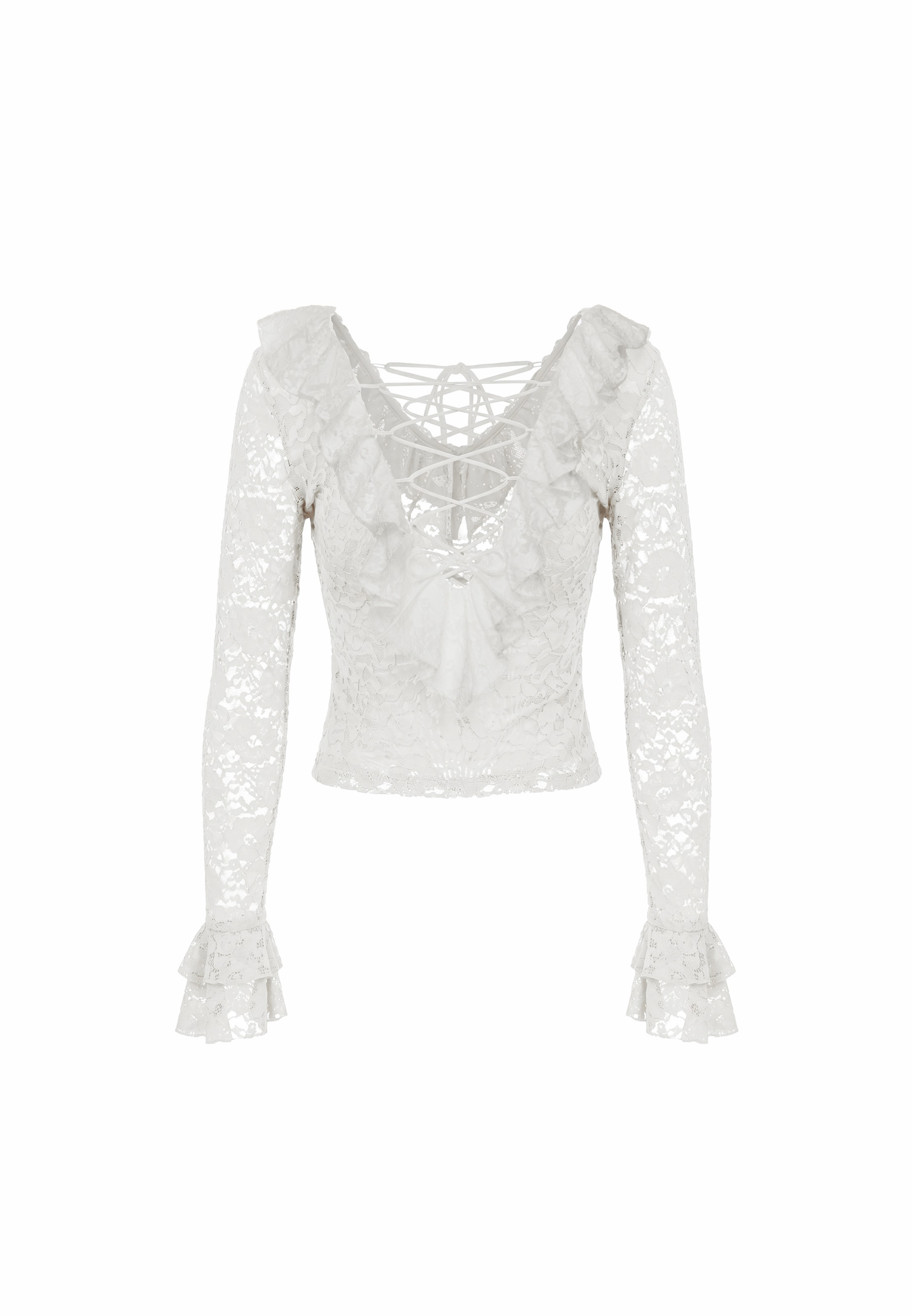 Chemisier faina en blanc : devant