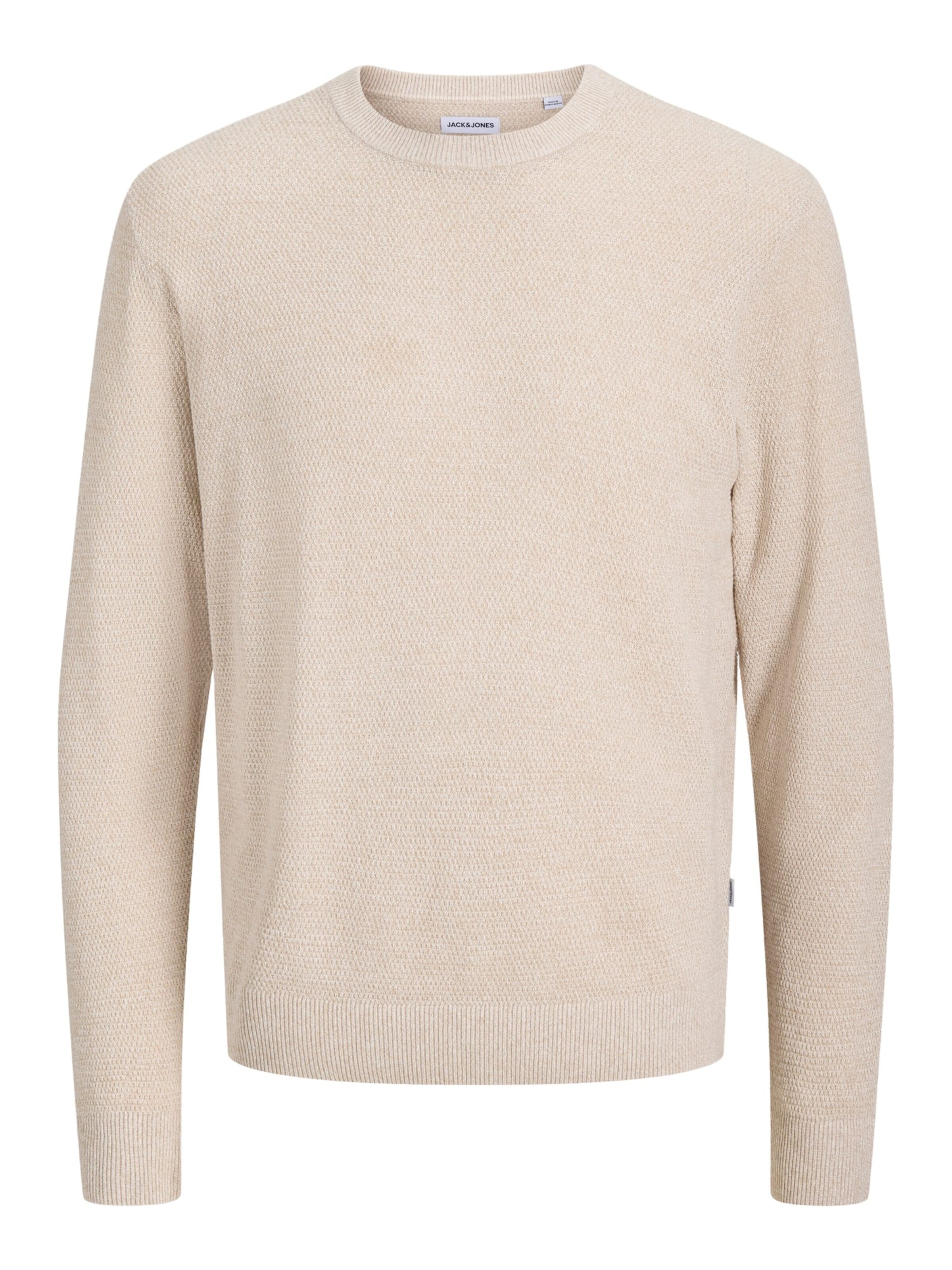 JACK & JONES Sweater 'Eryder' in Beige: front