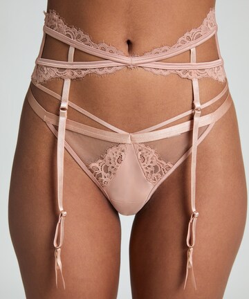 Hunkemöller Strumpfhalter 'Nisha' in Beige: Vorderseite
