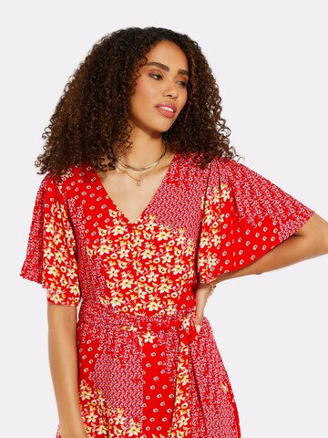 Robe-chemise 'Fruit' Threadbare en rouge