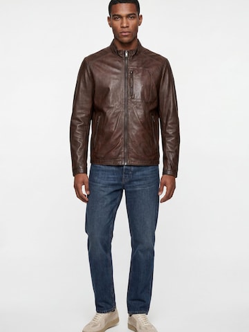 Veste mi-saison 'MSJumper' MILESTONE en marron : devant
