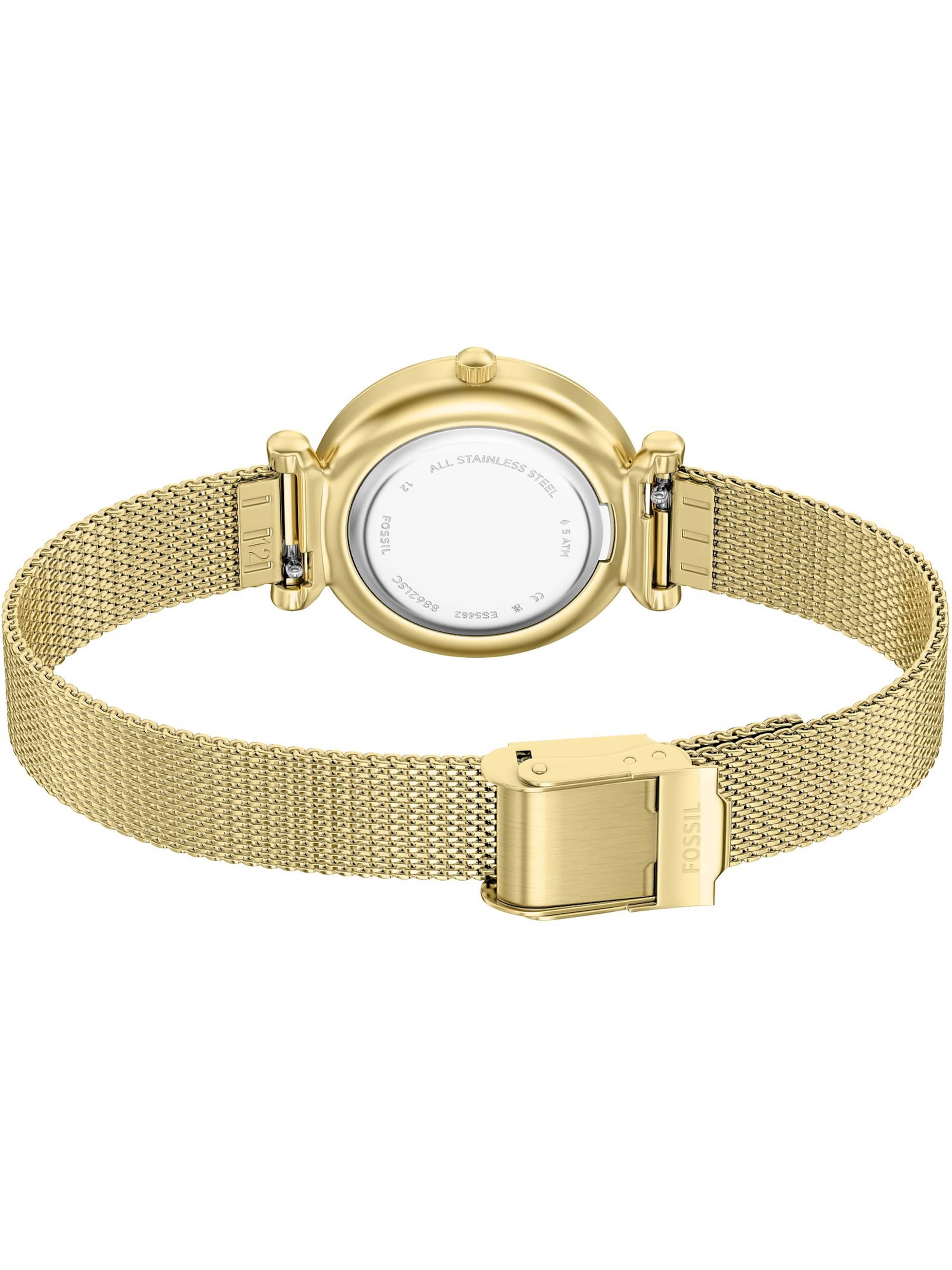 FOSSIL Analoguhr in Gold