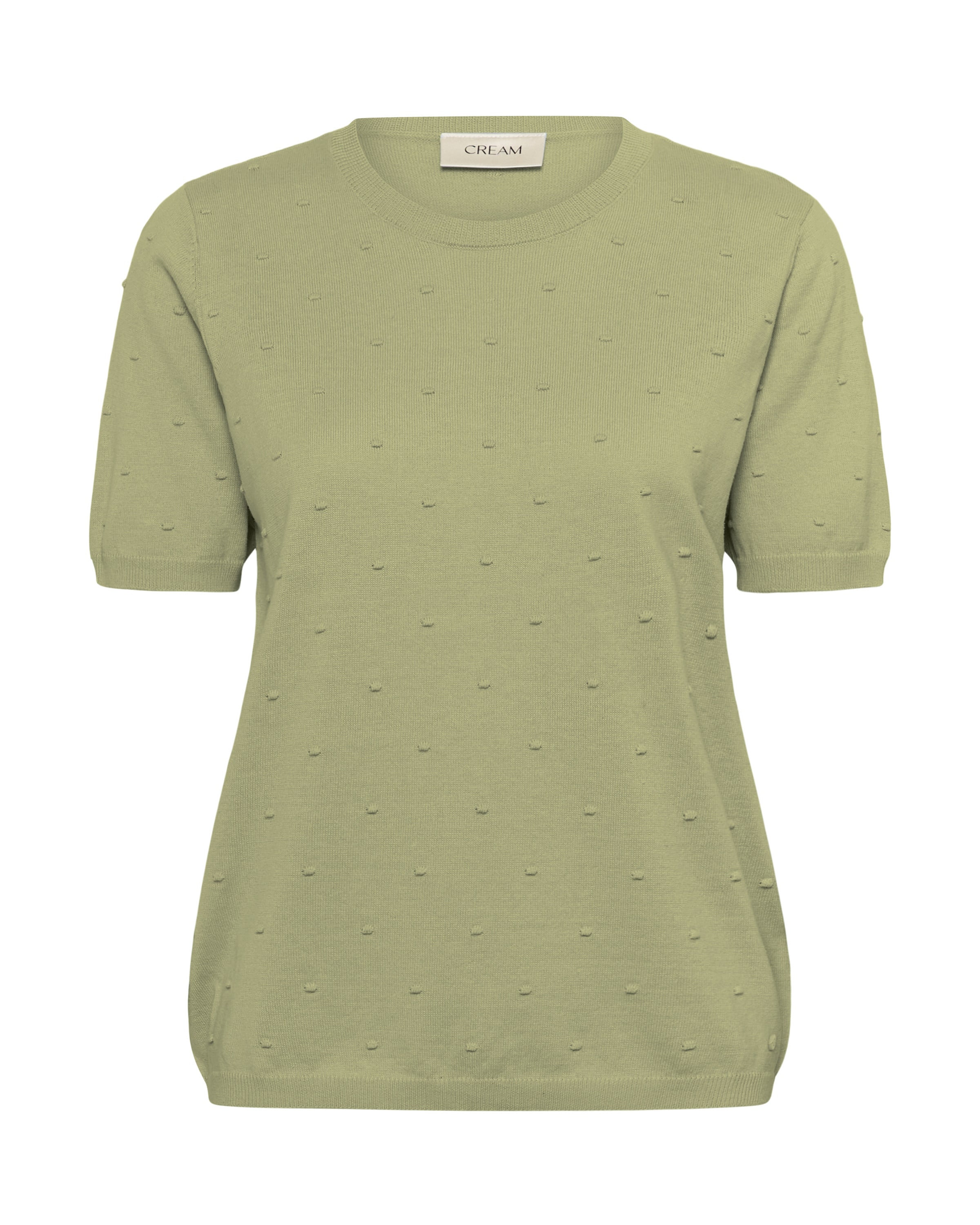 Pull-over 'Hanne' Cream en vert : devant