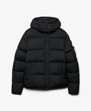 Superdry & Co Winter Jacket 'Premium' in Black