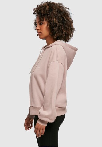 Merchcode Sweatshirt ' Love Yourself First' in Roze