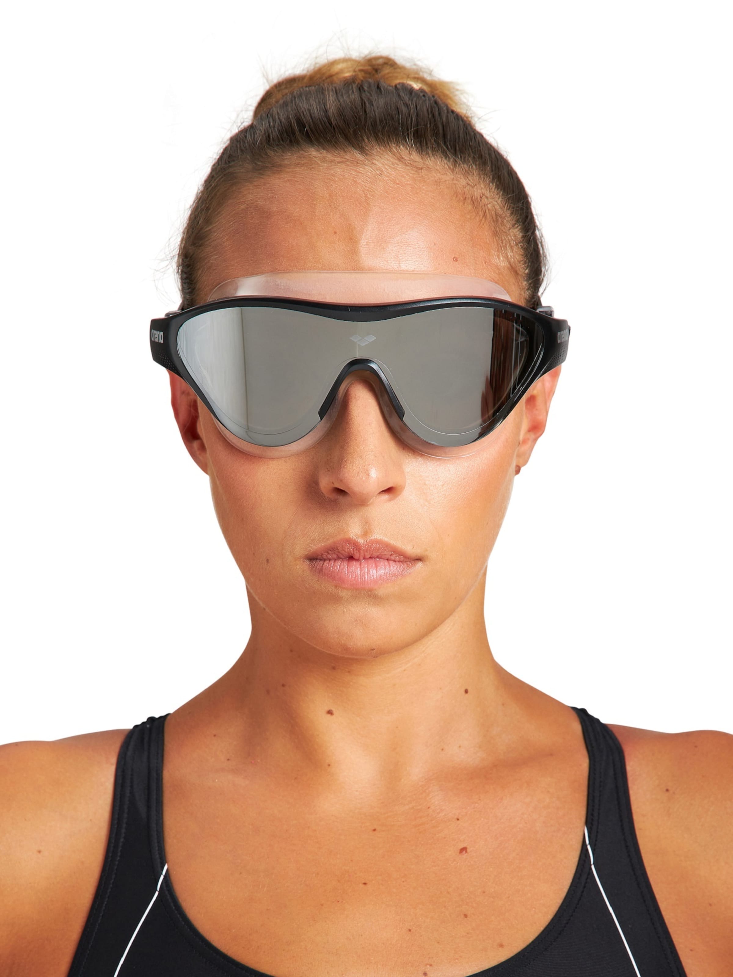 Ochelari 'THE ONE MASK MIRROR' de la ARENA pe negru: față