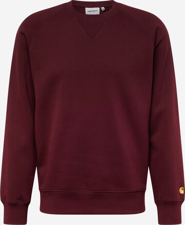 Carhartt WIP Sweatshirt 'Chase' in Red: front