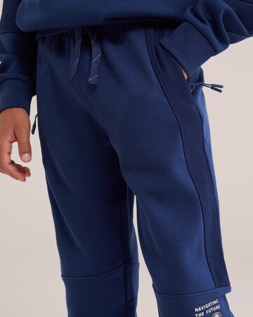 WE Fashion Zwężany krój Spodnie w kolorze niebieski