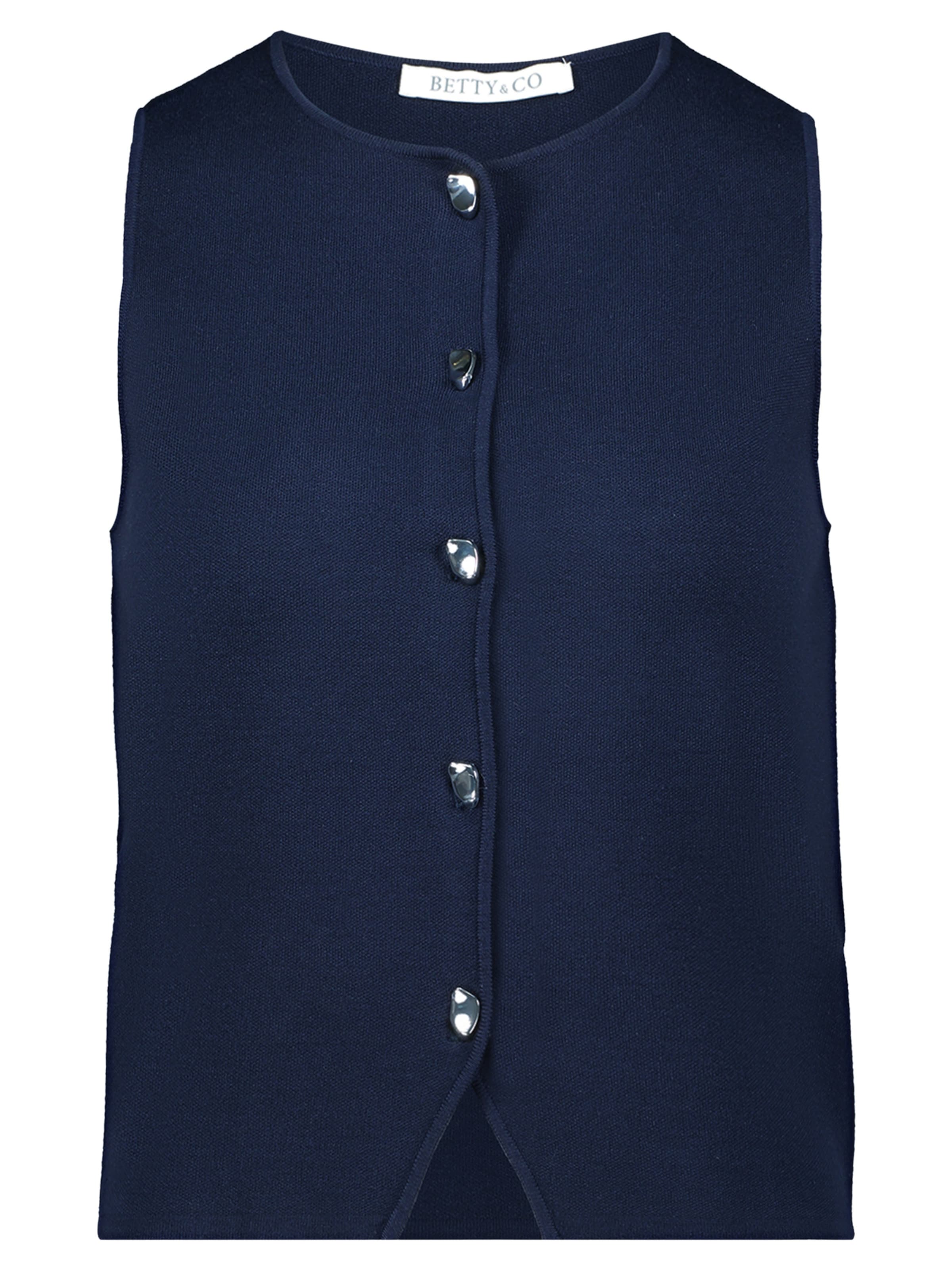 Gilet di Betty & Co in blu: frontale