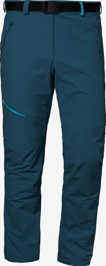 Schöffel Outdoorbroek 'Wendelstein' in de kleur Petrol / Zwart, Productweergave