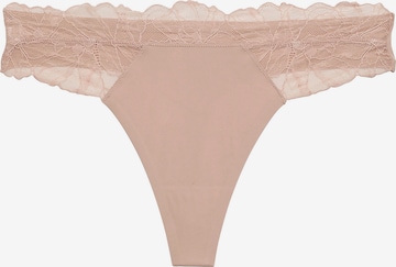 Calvin Klein String in Beige: Vorderseite