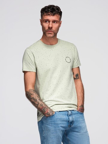 Ombre Shirt in Groen: voorkant