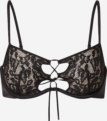 Hunkemöller - Push-up Soutien 'Eva Up' em preto: frente