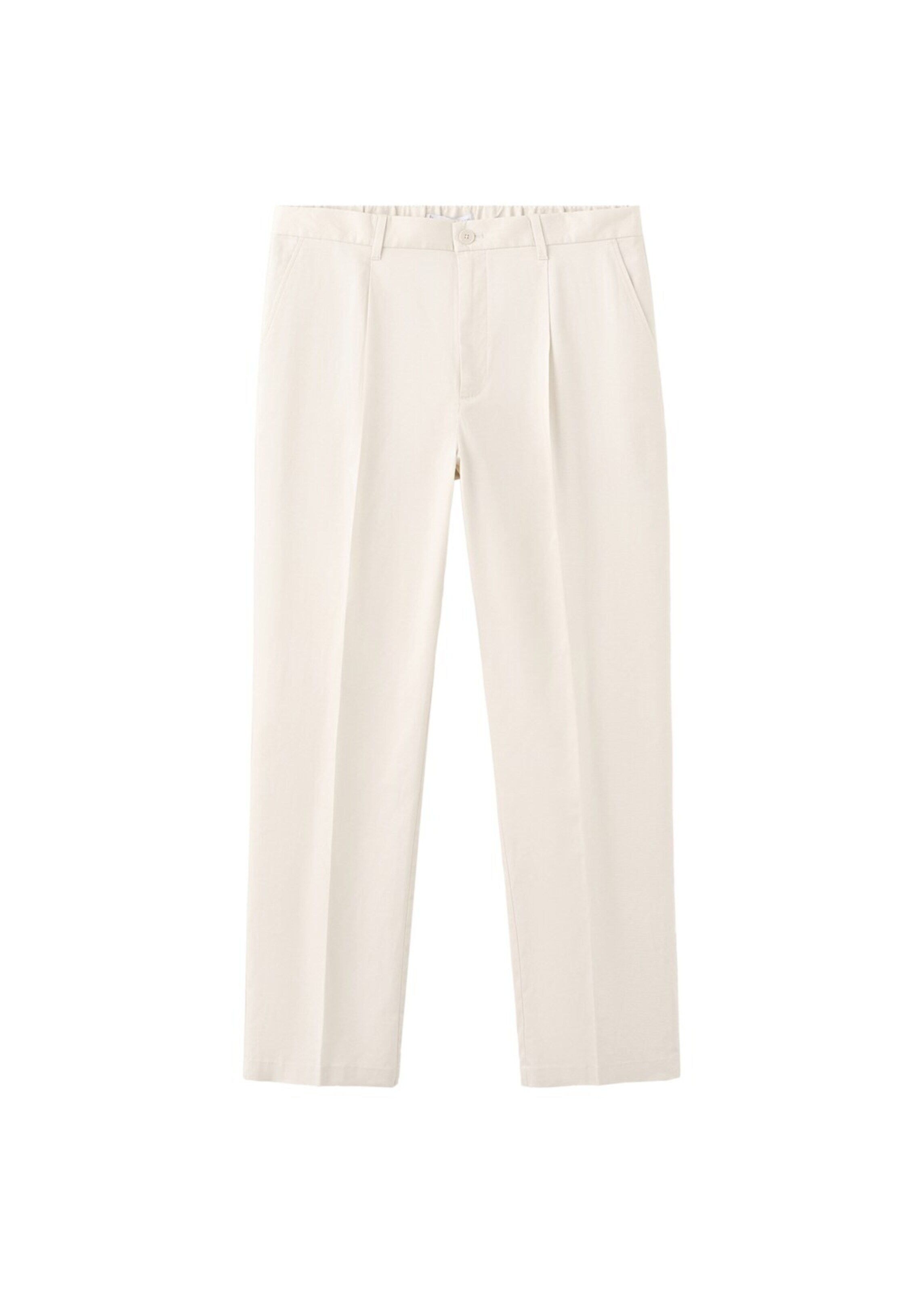 MANGO MAN Loosefit Hose 'Lighter' in Beige: Vorderseite