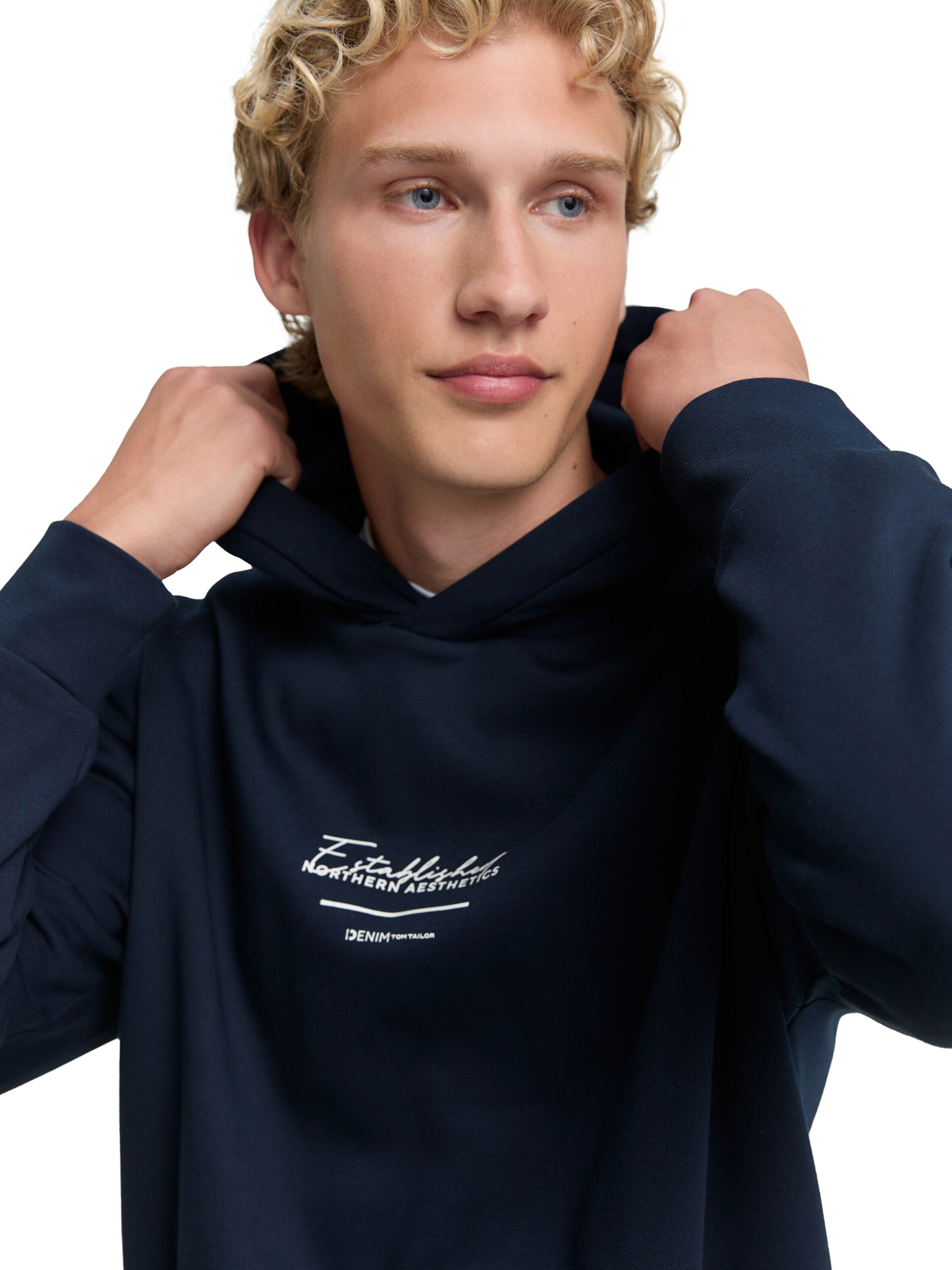 TOM TAILOR DENIM Bluzka sportowa w kolorze niebieski