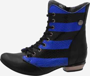 TIGGERS Lace-Up Ankle Boots in Black: front
