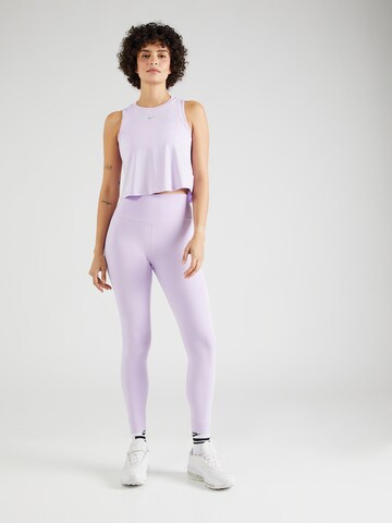 NIKE Скинни Спортивные штаны 'ONE' в Лиловый